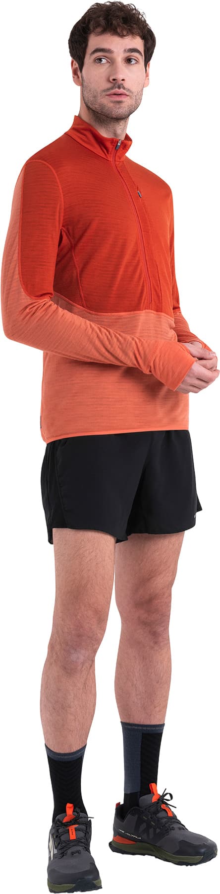 Numéro de l'image de la galerie de produits 5 pour le produit Haut à demi-glissière à manches longues en mélange de mérinos 200 RealFleece Descender - Homme