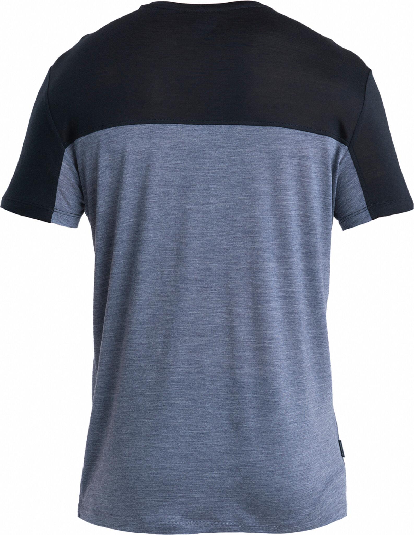 Product image for T-shirt à couleurs contrastantes en laine mérinos 125 Cool-Lite Sphere III - Homme