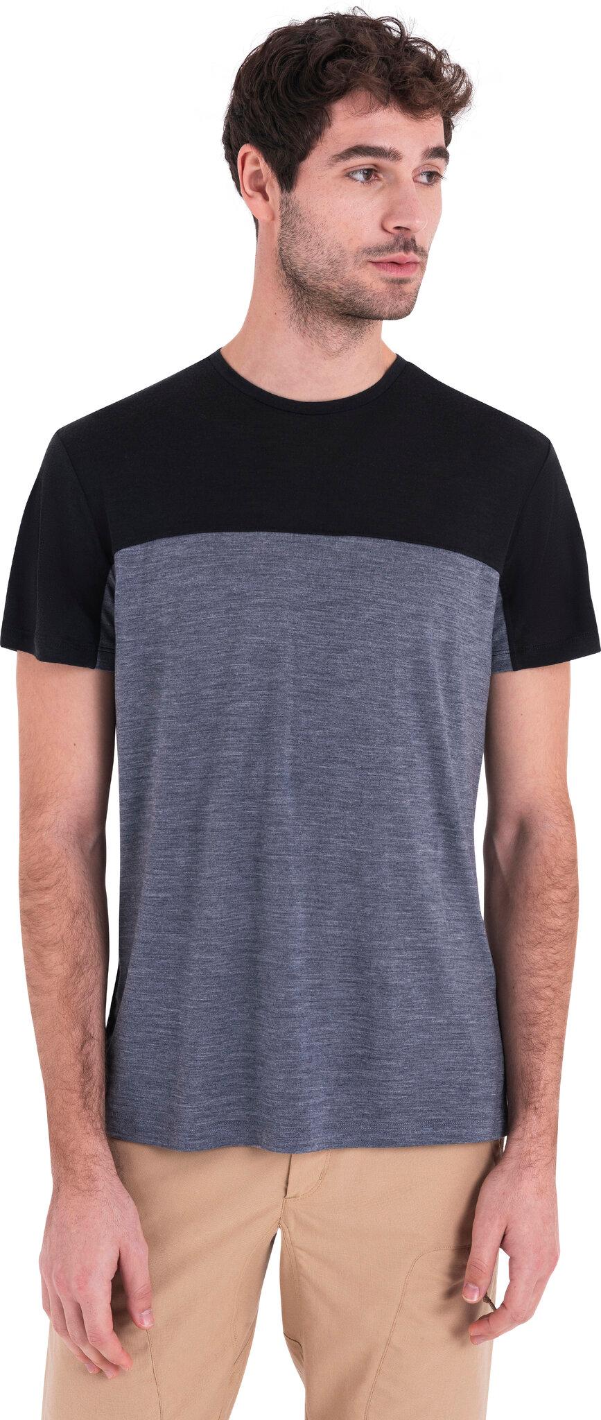 Product gallery image number 4 for product T-shirt à couleurs contrastantes en laine mérinos 125 Cool-Lite Sphere III - Homme