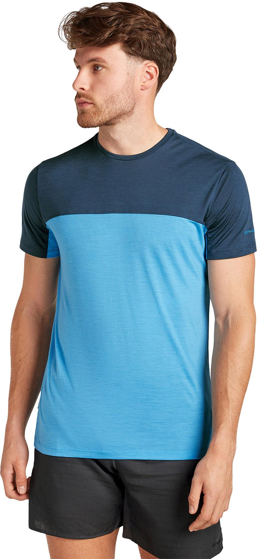 Product gallery image number 3 for product 125 Cool-Lite Sphere III Merino Blend Colour Block T-Shirt - Men's