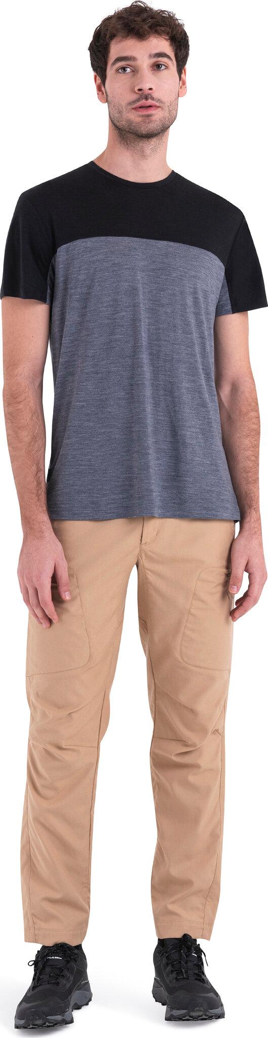 Product gallery image number 6 for product T-shirt à couleurs contrastantes en laine mérinos 125 Cool-Lite Sphere III - Homme