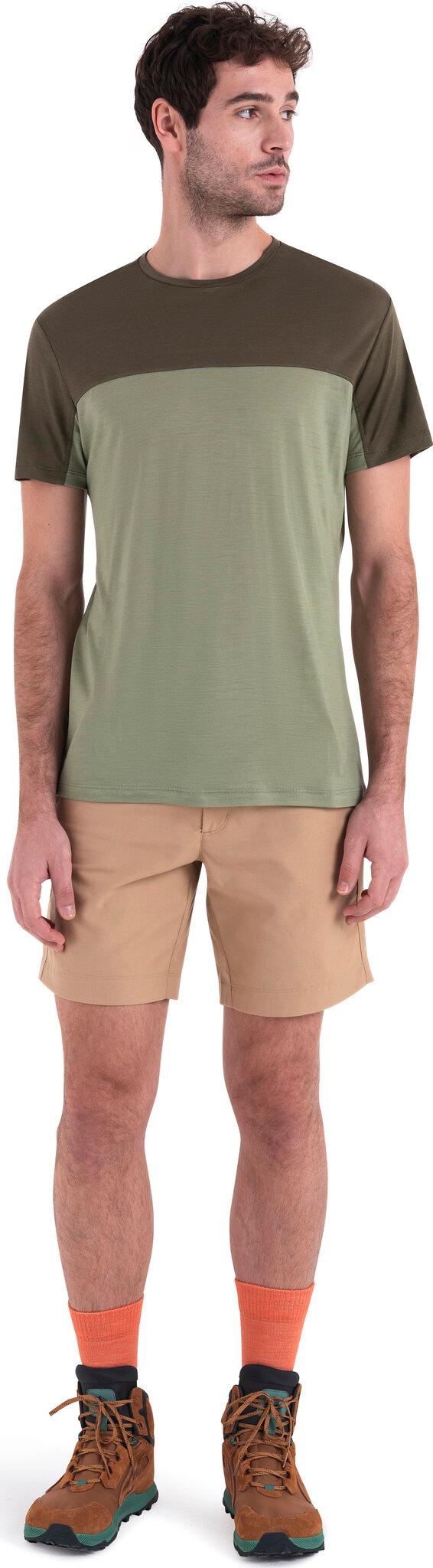 Product gallery image number 3 for product 125 Cool-Lite Sphere III Merino Blend Colour Block T-Shirt - Men's