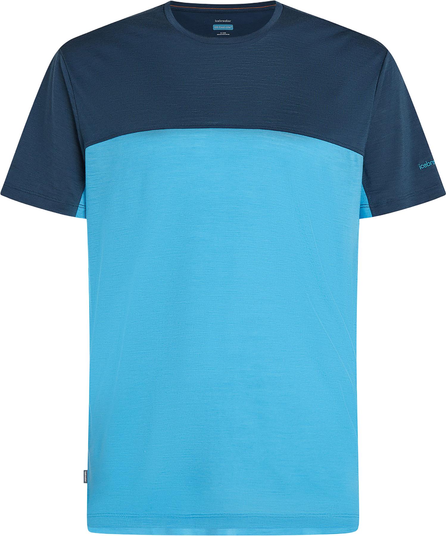 Product image for 125 Cool-Lite Sphere III Merino Blend Colour Block T-Shirt - Men's