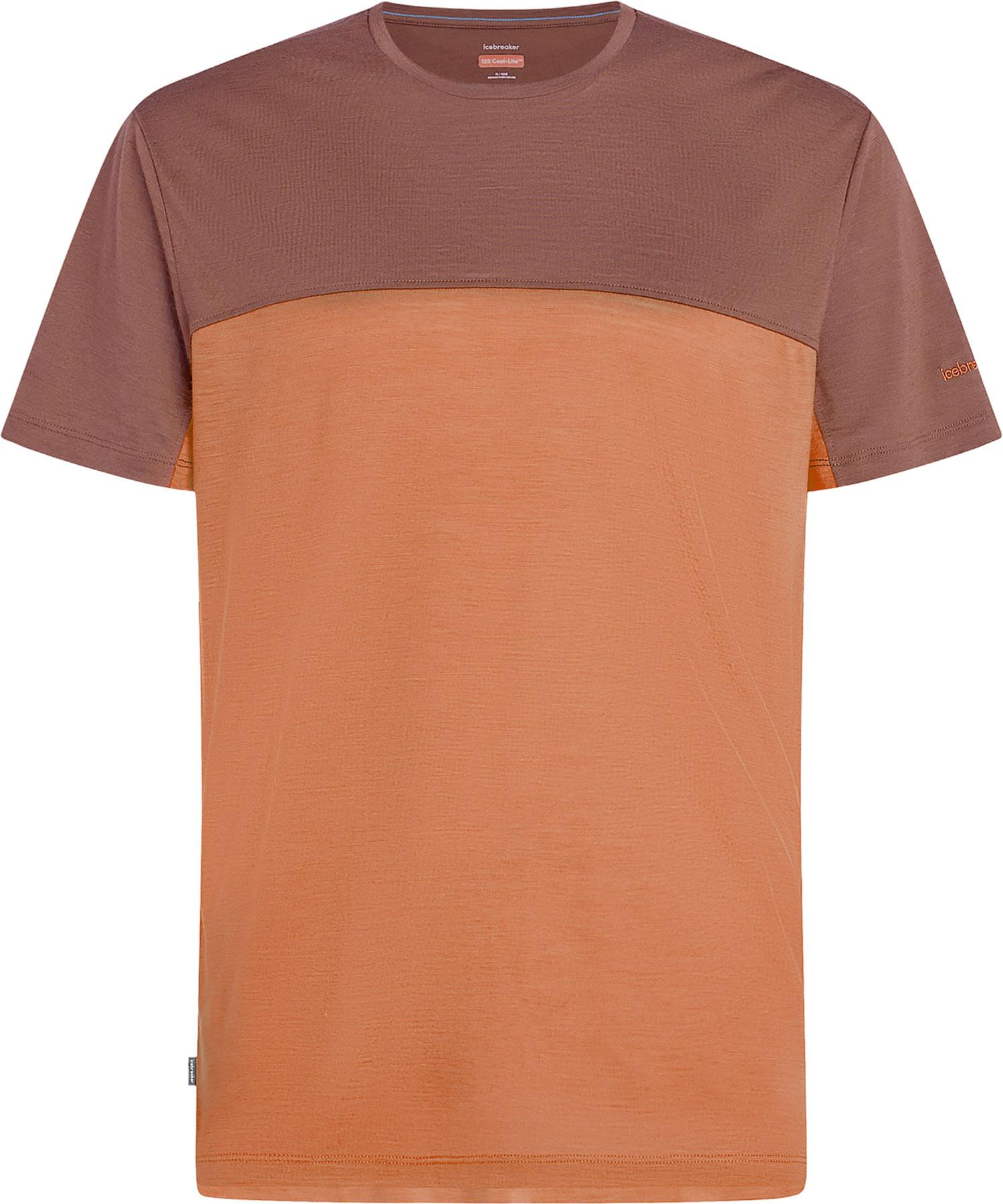 Product image for 125 Cool-Lite Sphere III Merino Blend Colour Block T-Shirt - Men's