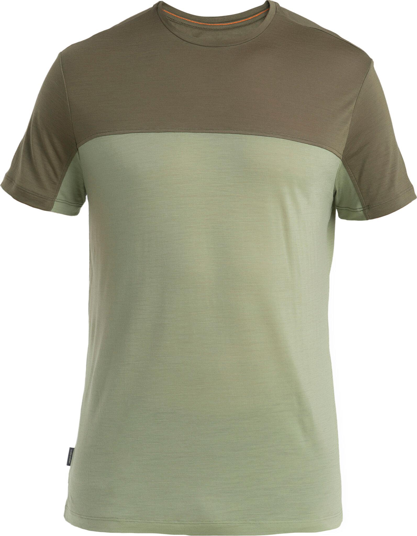 Image de produit pour T-shirt à couleurs contrastantes en laine mérinos 125 Cool-Lite Sphere III - Homme