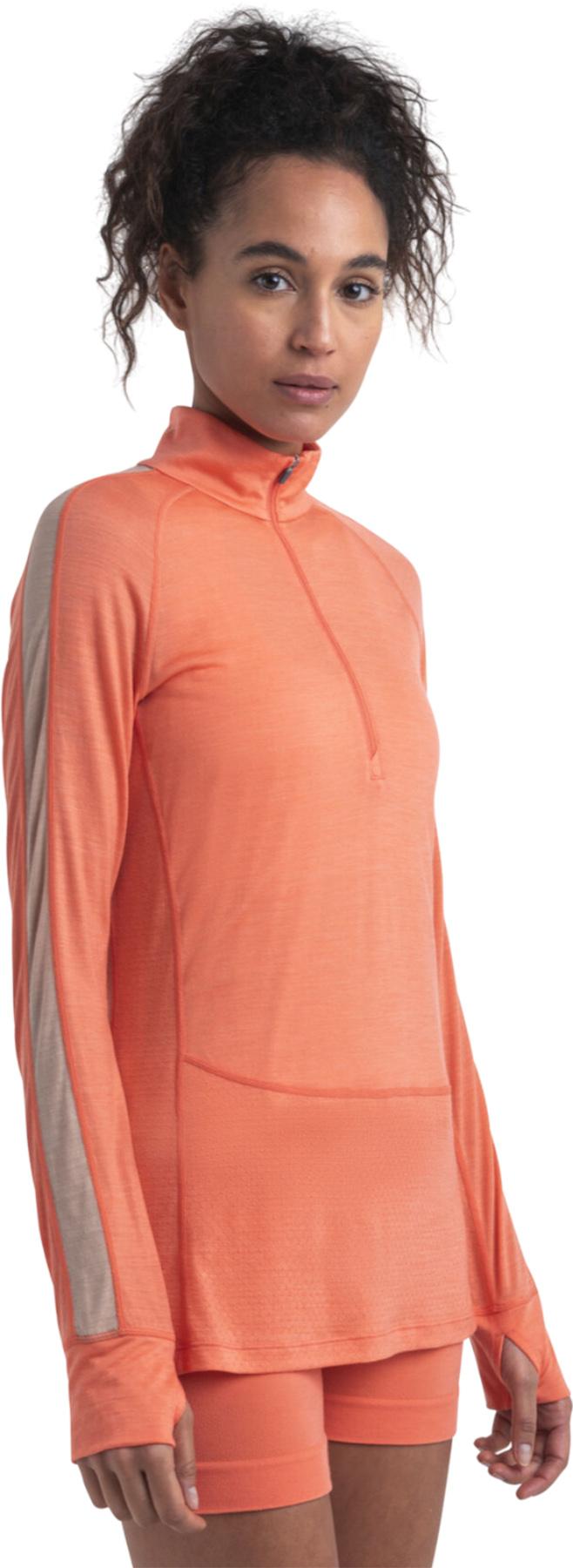 Product gallery image number 5 for product 125 ZoneKnit Merino Blend Long Sleeve Half Zip Thermal Top - Women's