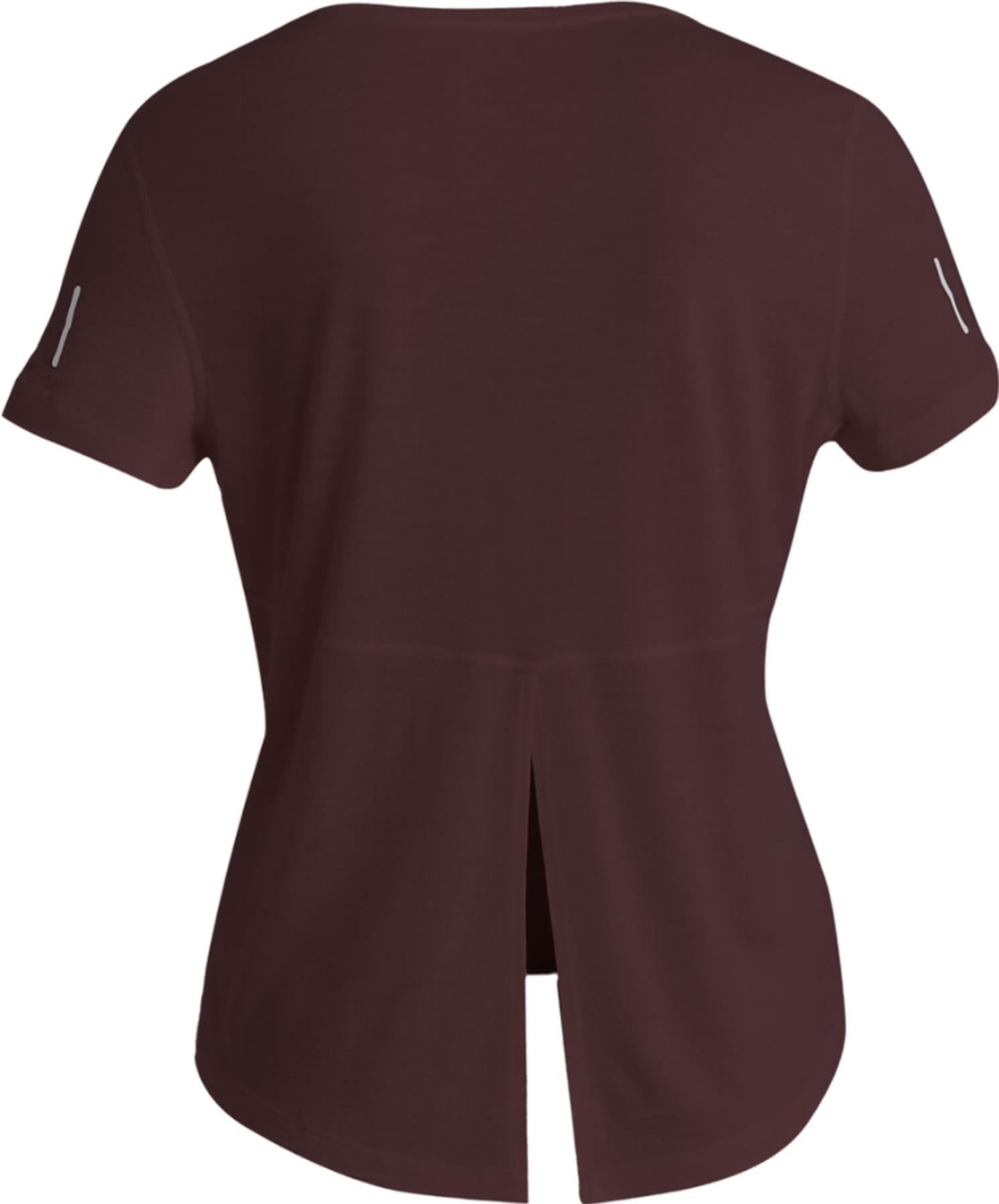 Numéro de l'image de la galerie de produits 2 pour le produit T-shirt à manches courtes fendu dans le dos en mélange de mérinos Cool-Lite Speed 125 - Femme