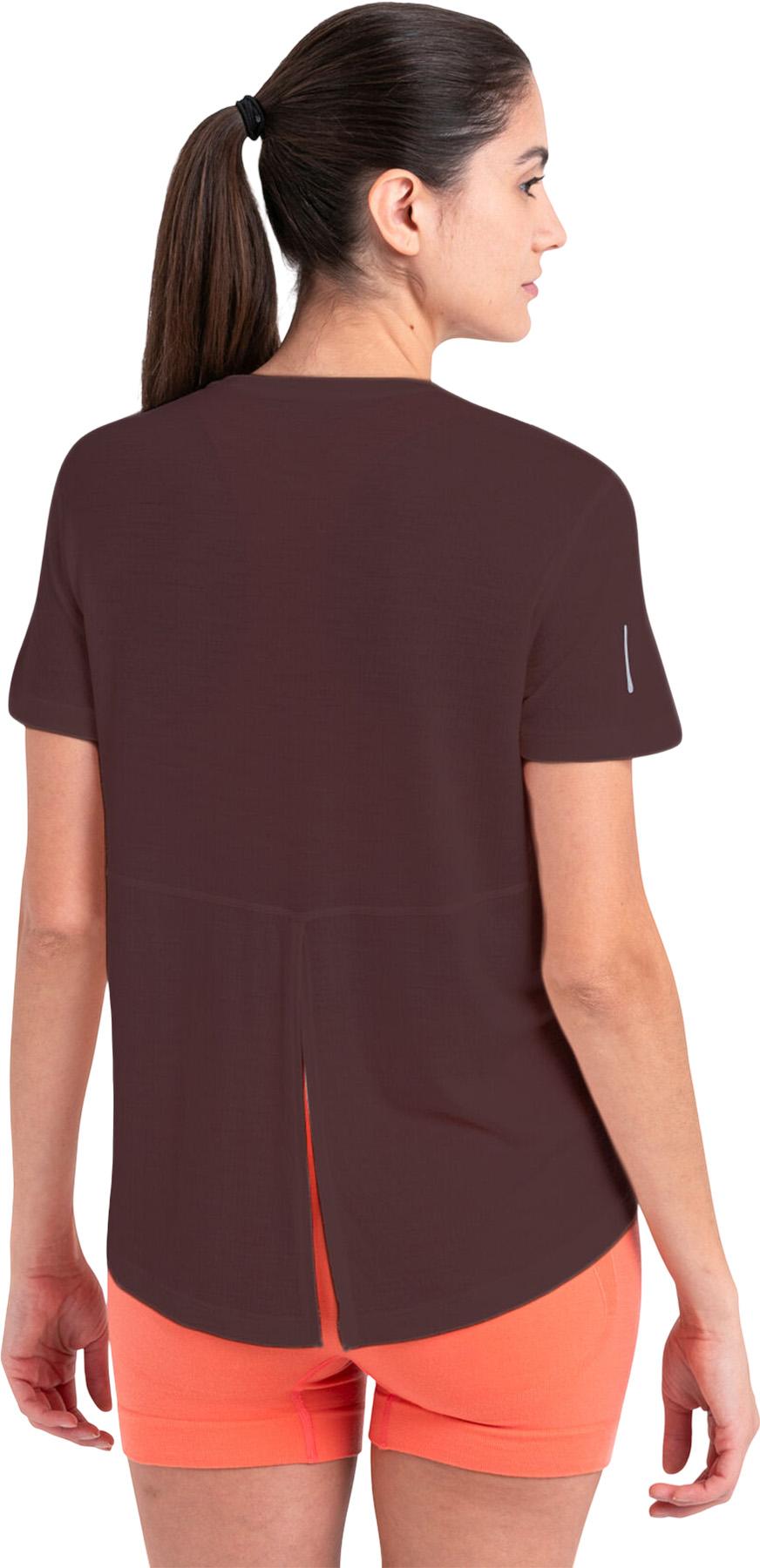 Numéro de l'image de la galerie de produits 5 pour le produit T-shirt à manches courtes fendu dans le dos en mélange de mérinos Cool-Lite Speed 125 - Femme