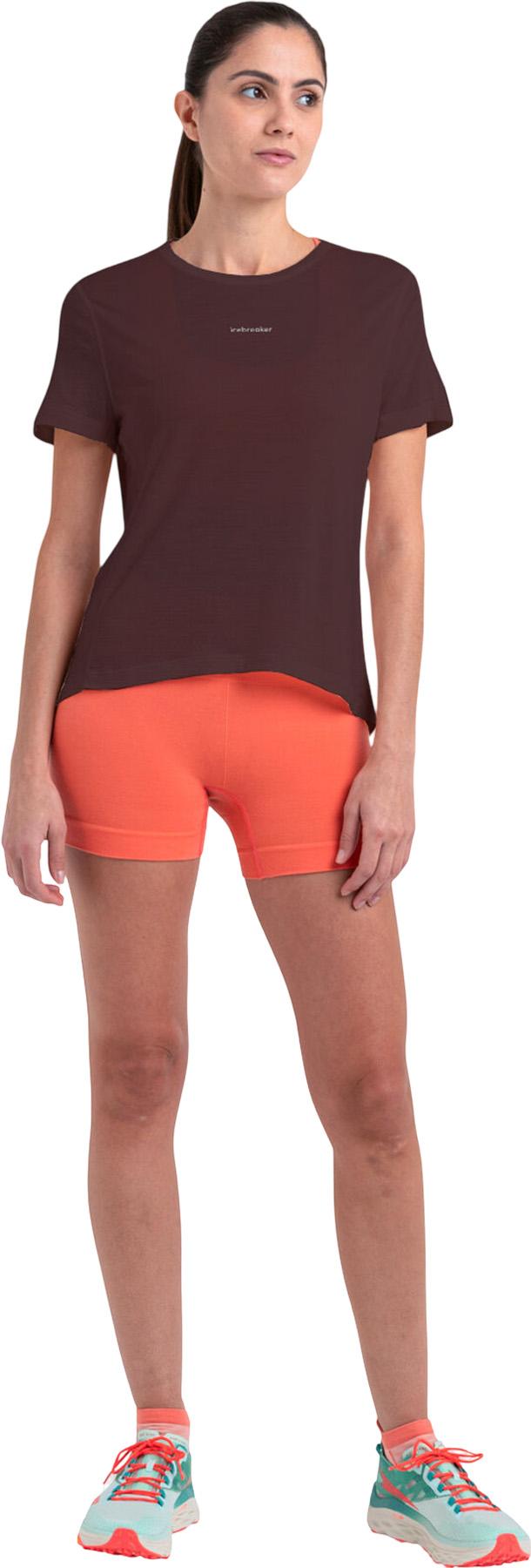 Numéro de l'image de la galerie de produits 3 pour le produit T-shirt à manches courtes fendu dans le dos en mélange de mérinos Cool-Lite Speed 125 - Femme