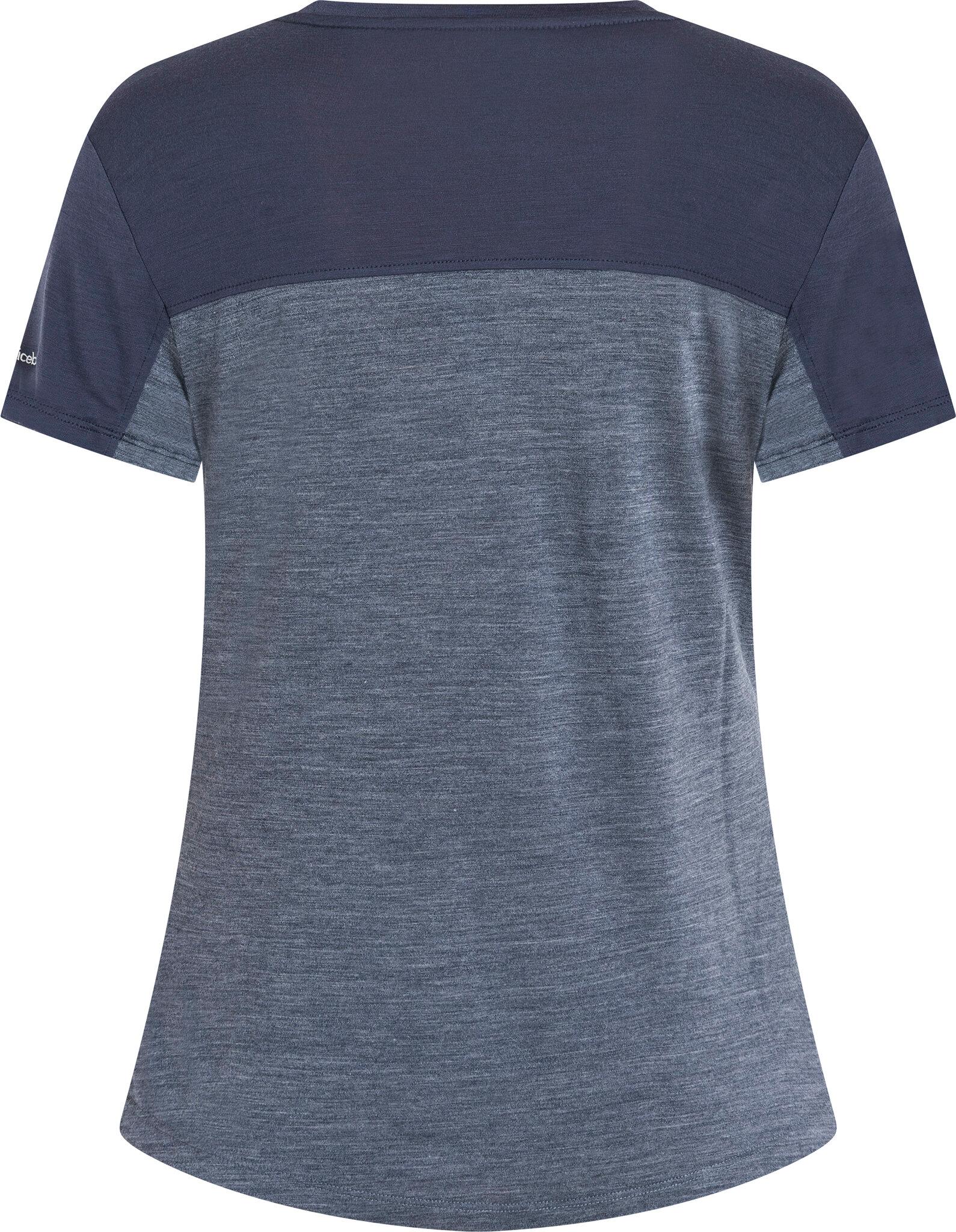 Product gallery image number 5 for product T-shirt à couleurs contrastantes en laine mérinos 125 Cool-Lite Sphere III - Femme