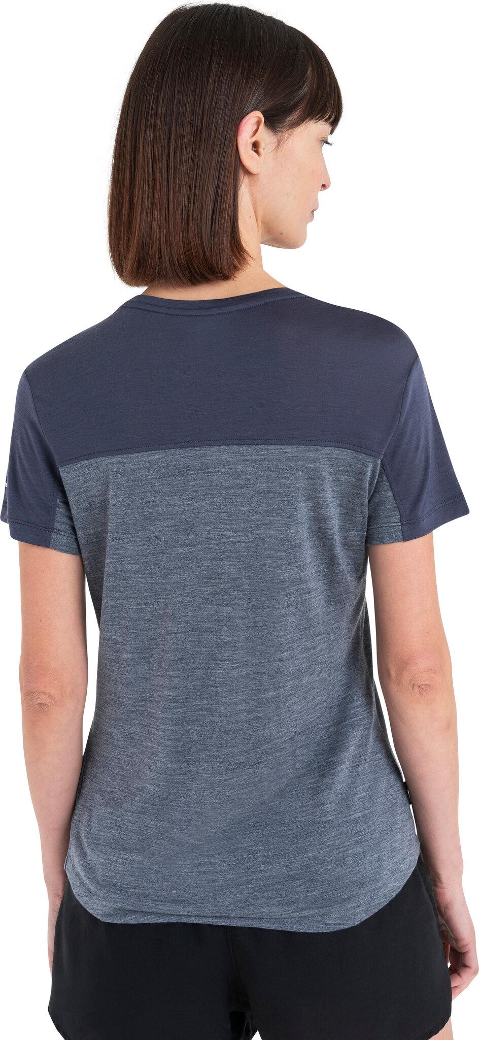 Product gallery image number 6 for product T-shirt à couleurs contrastantes en laine mérinos 125 Cool-Lite Sphere III - Femme