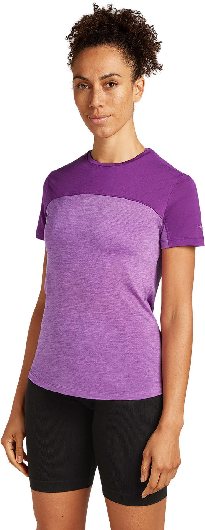 Product gallery image number 3 for product 125 Cool-Lite Sphere III Merino Blend Colour Block T-Shirt - Women's