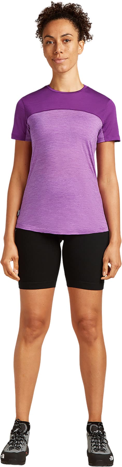 Product gallery image number 4 for product 125 Cool-Lite Sphere III Merino Blend Colour Block T-Shirt - Women's