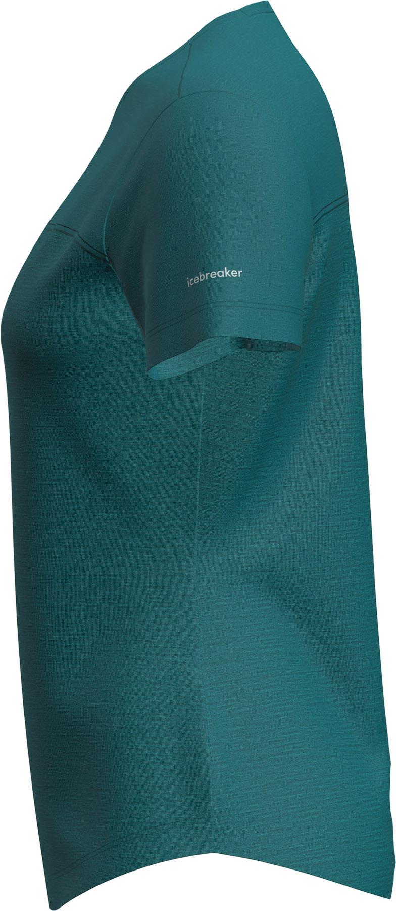 Product gallery image number 2 for product T-shirt à couleurs contrastantes en laine mérinos 125 Cool-Lite Sphere III - Femme