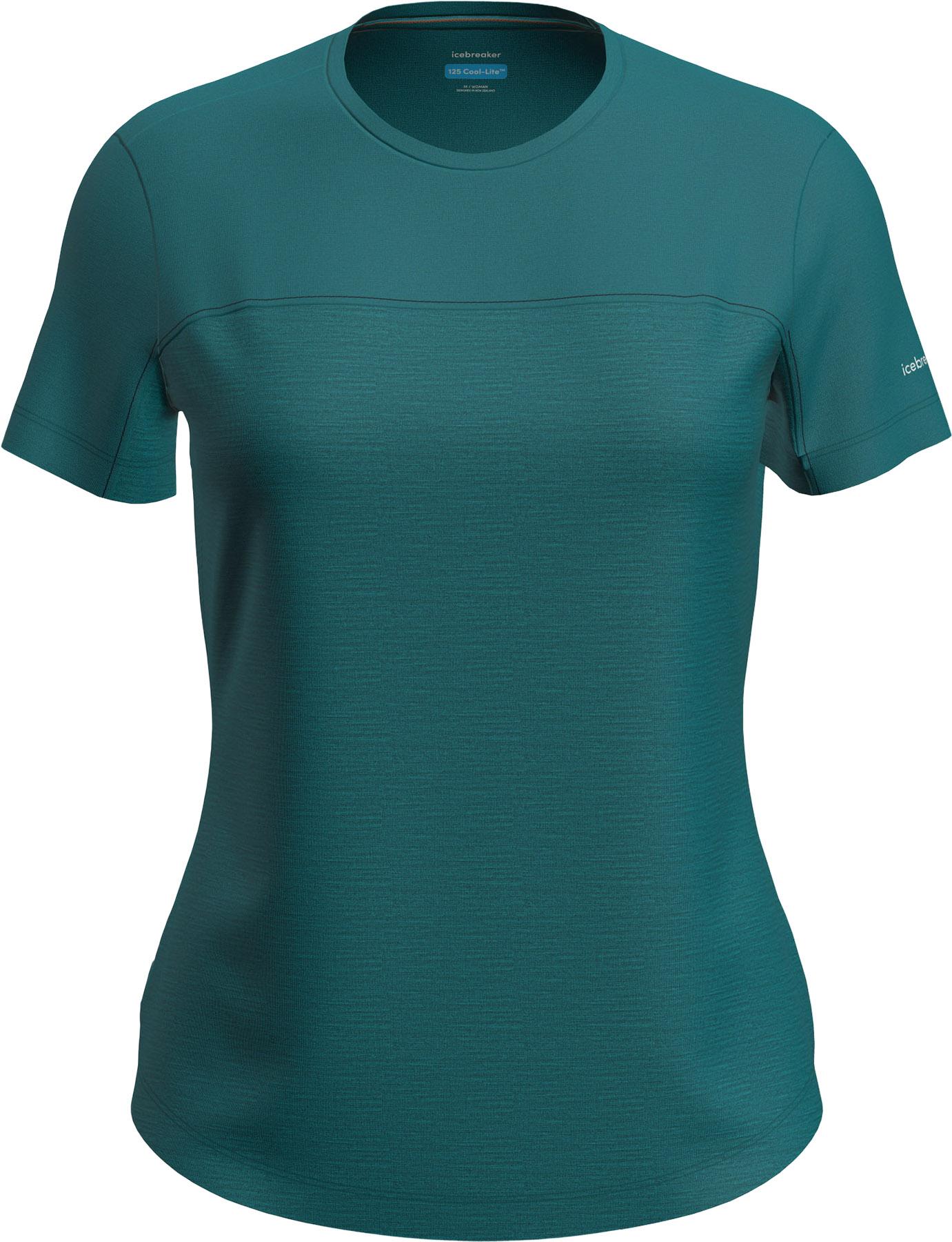 Product image for T-shirt à couleurs contrastantes en laine mérinos 125 Cool-Lite Sphere III - Femme