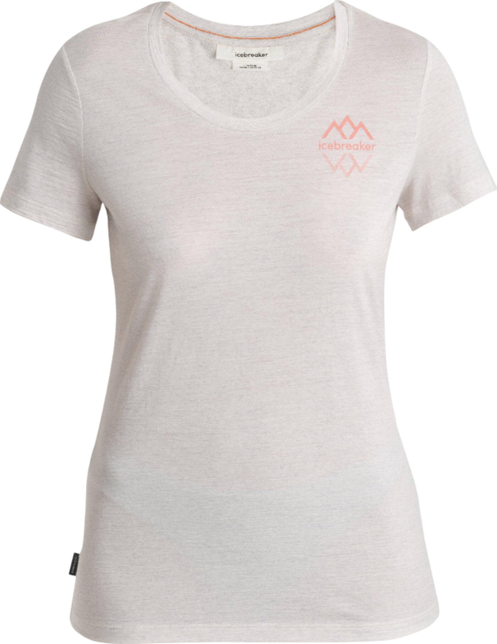 Product image for Merino 150 Tech Lite III Scoop Neck Icebreaker Logo Reflections Short Sleeve T-Shirt - Women's