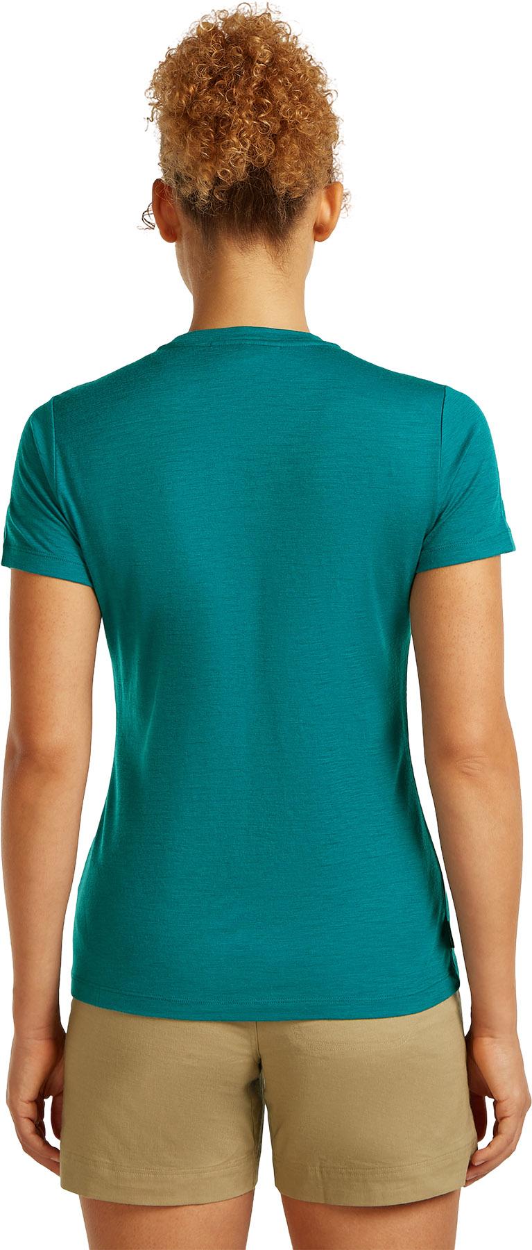 Product gallery image number 4 for product T-shirt à manches courtes en merinos 150 Tech Lite Hike Path - Femme