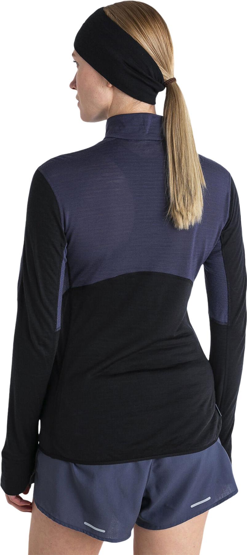 Numéro de l'image de la galerie de produits 5 pour le produit Manteau à manches longues et demi-glissière en mélange de mérinos 200 RealFleece Descender - Femme