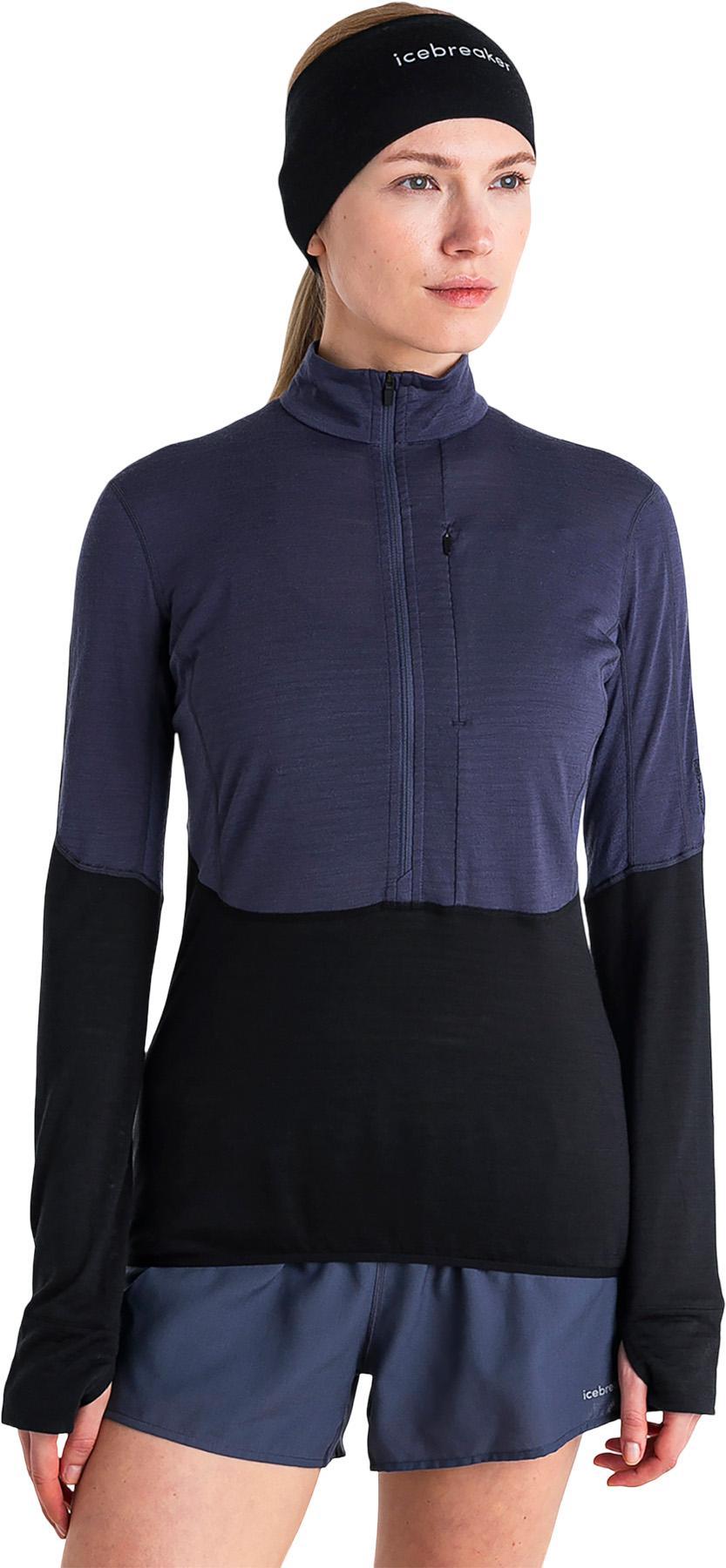 Numéro de l'image de la galerie de produits 6 pour le produit Manteau à manches longues et demi-glissière en mélange de mérinos 200 RealFleece Descender - Femme