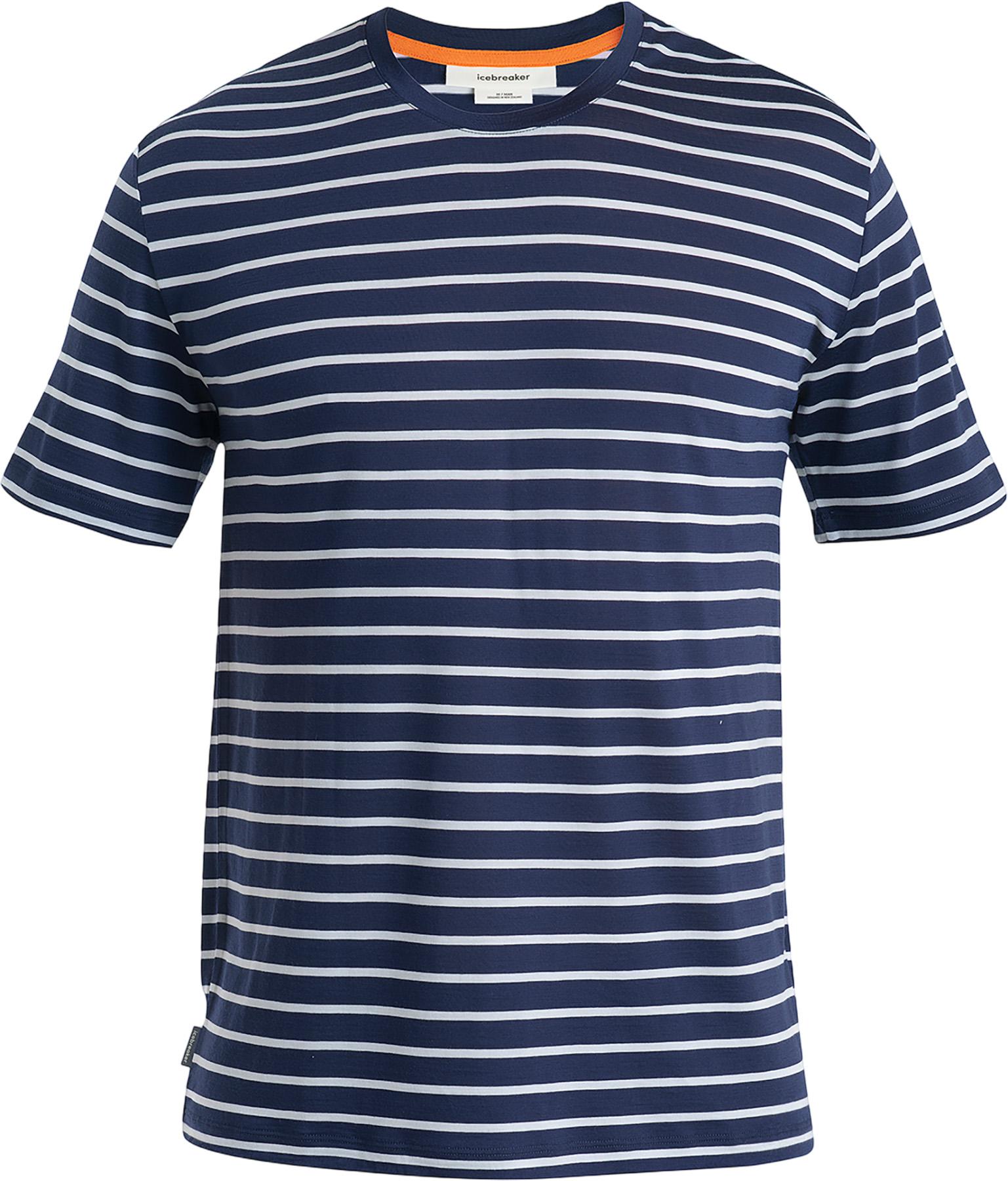 Product image for Drayden Merino Blend Stripe Short Sleeve T-Shirt - Men's 