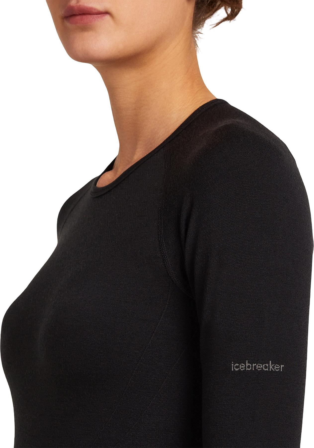 Product gallery image number 3 for product 260 ZoneKnit Seamless Merino Blend Long Sleeve Crewe Thermal Top - Women's