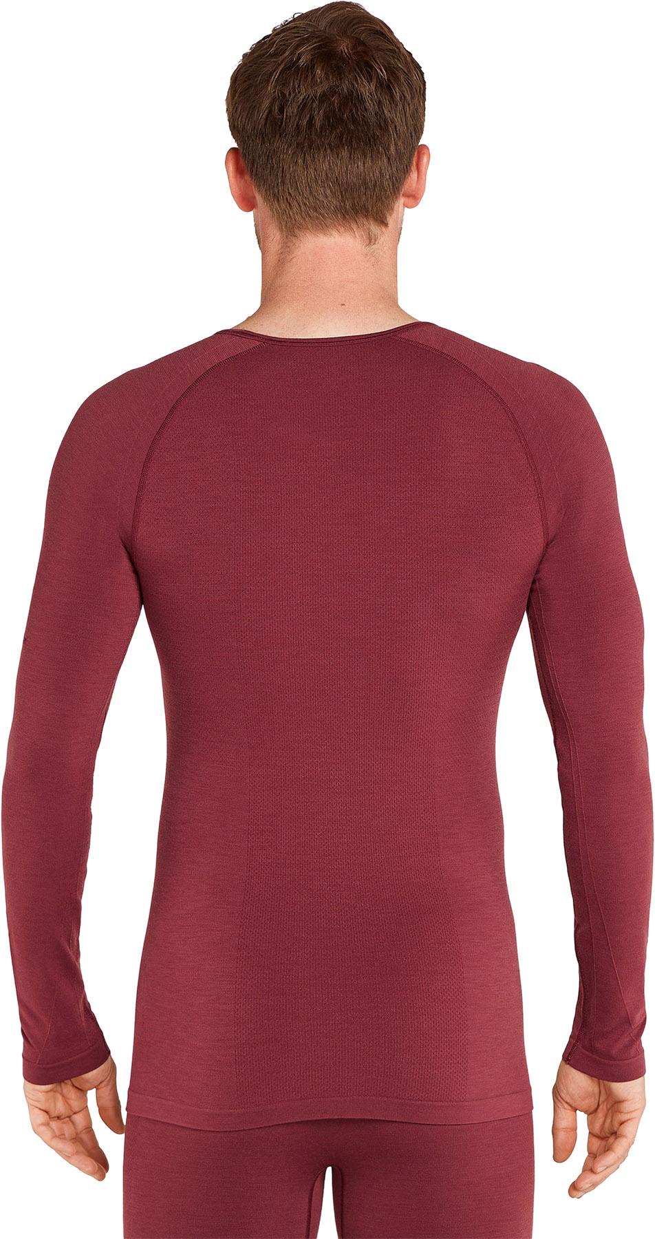 Numéro de l'image de la galerie de produits 4 pour le produit Haut thermique à col rond et manches longues en mélange de mérinos sans couture 260 ZoneKnit - Homme
