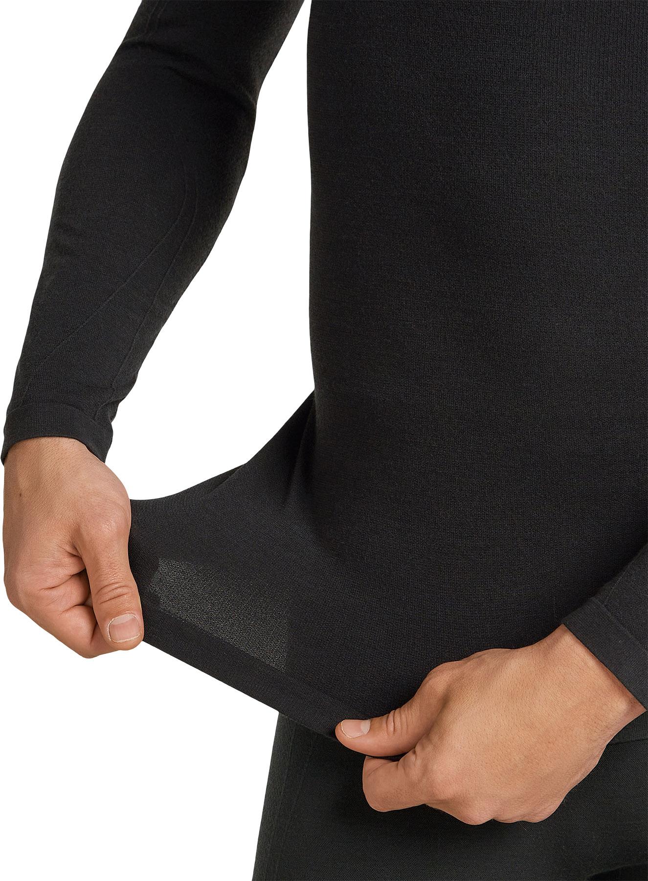 Product gallery image number 5 for product 260 ZoneKnit Seamless Merino Blend Long Sleeve Crewe Thermal Top - Men's