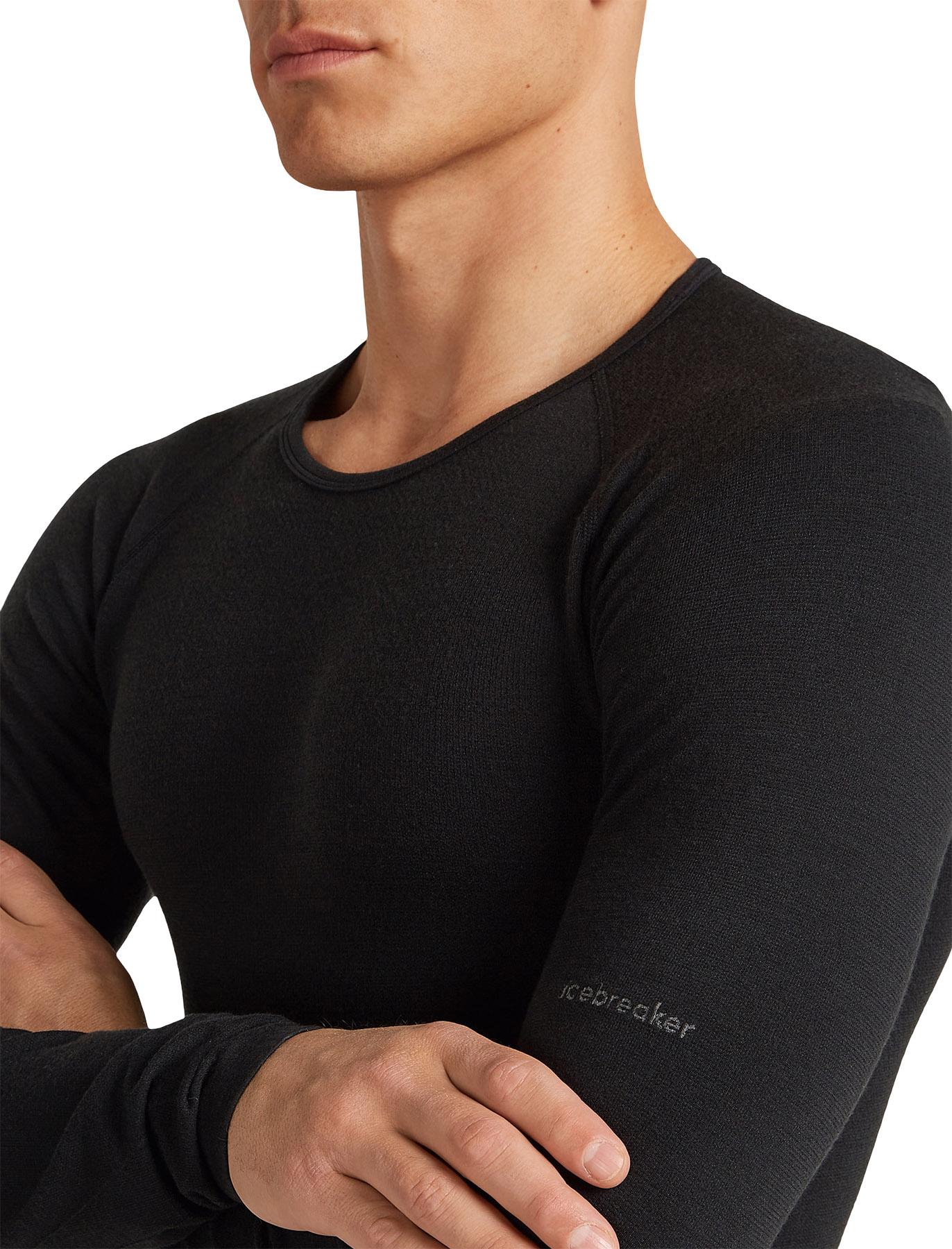 Product gallery image number 5 for product 260 ZoneKnit Seamless Merino Blend Long Sleeve Crewe Thermal Top - Men's