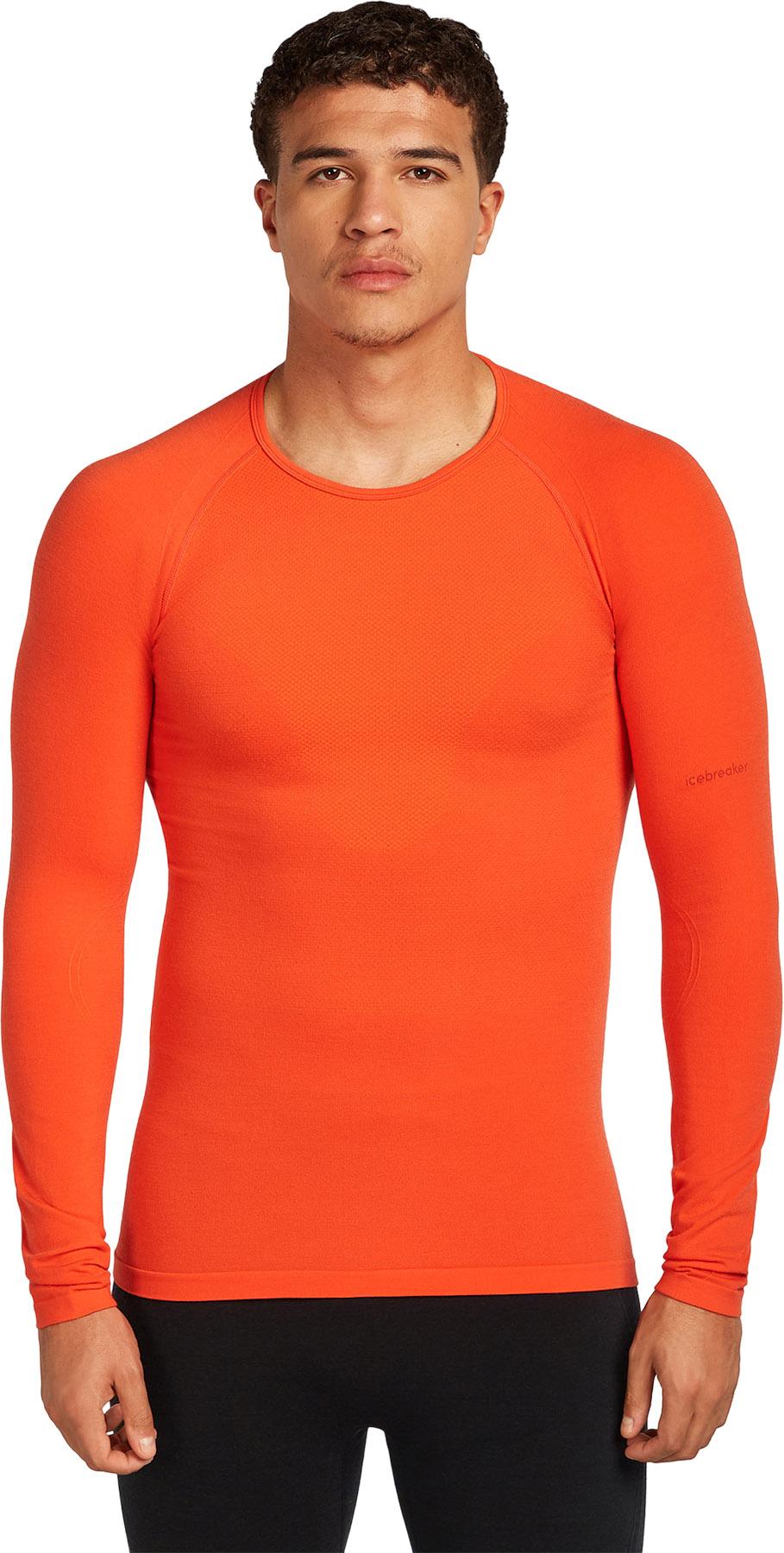 Numéro de l'image de la galerie de produits 2 pour le produit Haut thermique à col rond et manches longues en mélange de mérinos sans couture 260 ZoneKnit - Homme
