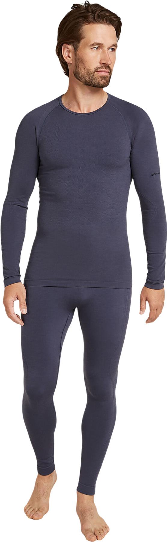 Product gallery image number 3 for product 260 ZoneKnit Seamless Merino Blend Long Sleeve Crewe Thermal Top - Men's