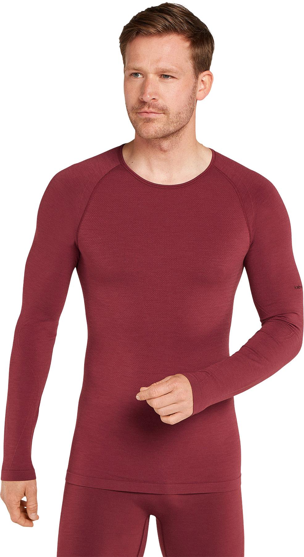 Numéro de l'image de la galerie de produits 3 pour le produit Haut thermique à col rond et manches longues en mélange de mérinos sans couture 260 ZoneKnit - Homme
