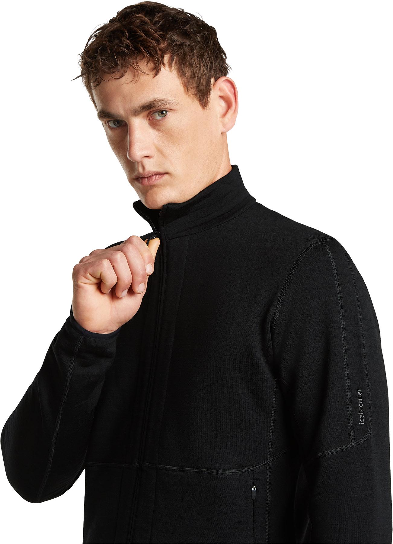 Numéro de l'image de la galerie de produits 4 pour le produit Manteau à manches longues avec glissière en mérinos 400 RealFleece Descender - Homme