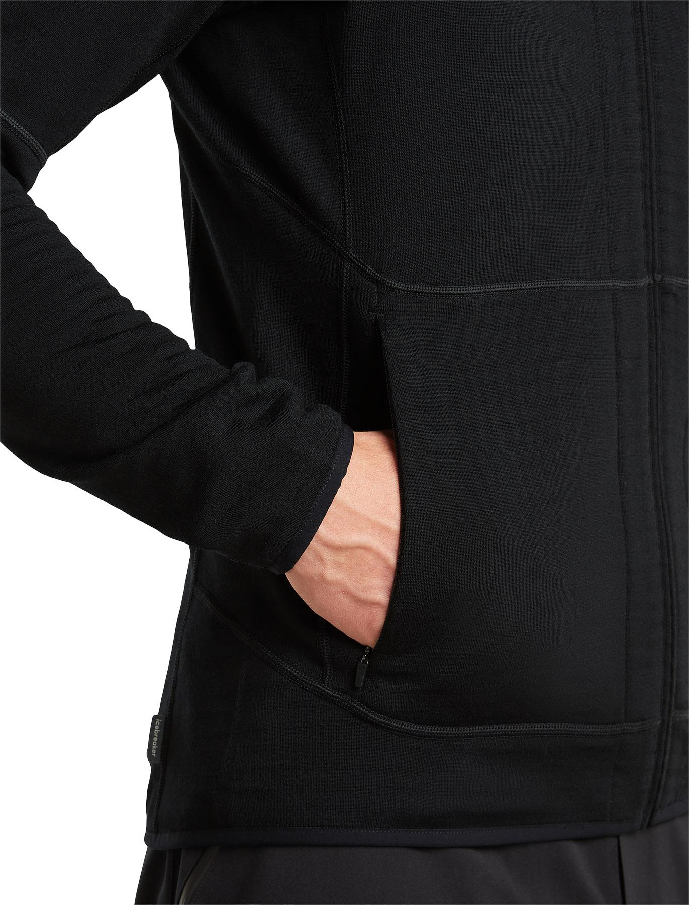 Numéro de l'image de la galerie de produits 2 pour le produit Manteau à manches longues avec glissière en mérinos 400 RealFleece Descender - Homme
