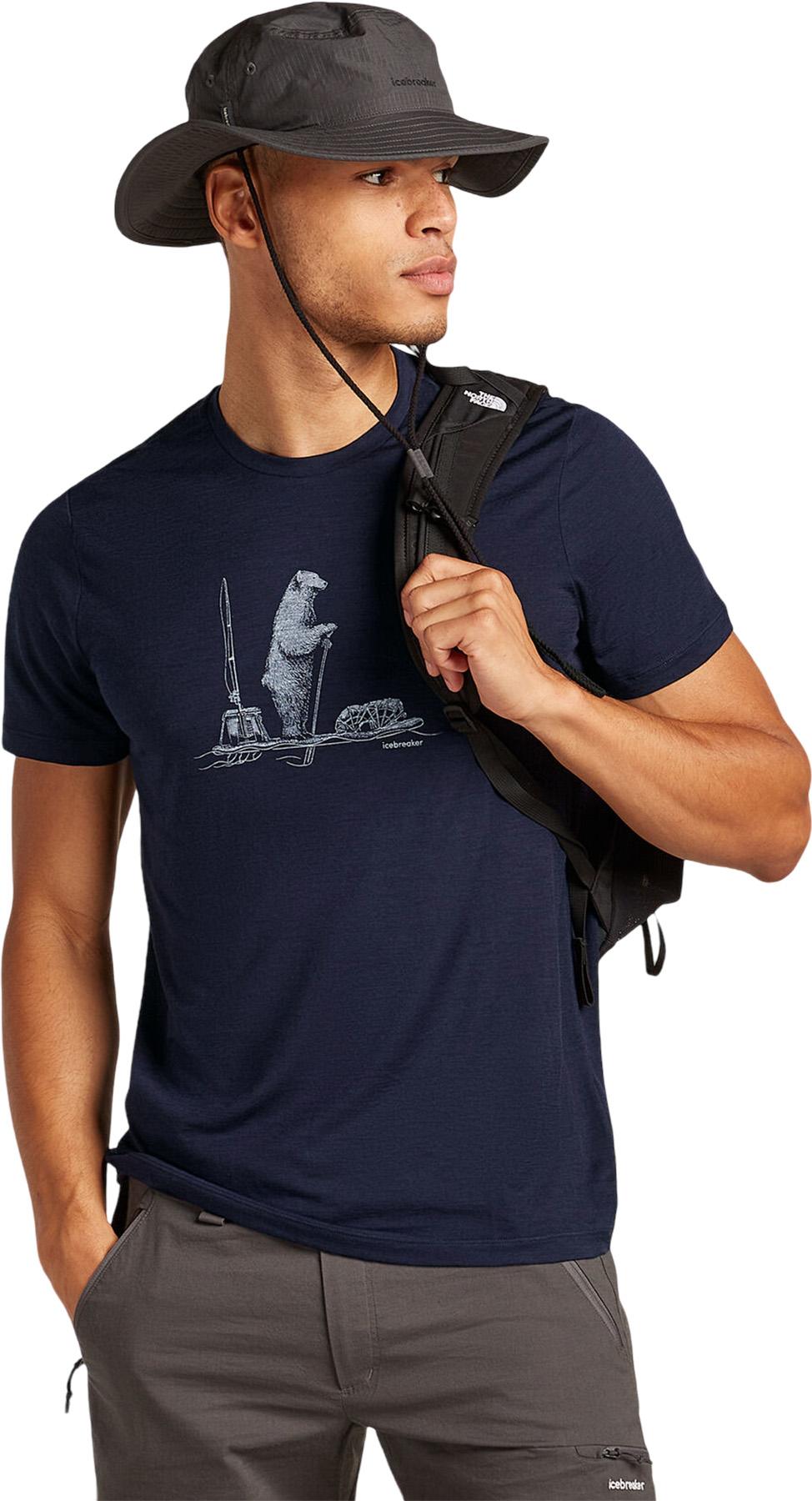 Product gallery image number 3 for product Merino 150 Tech Lite Polar Paddle Short Sleeve T-Shirt - Men's