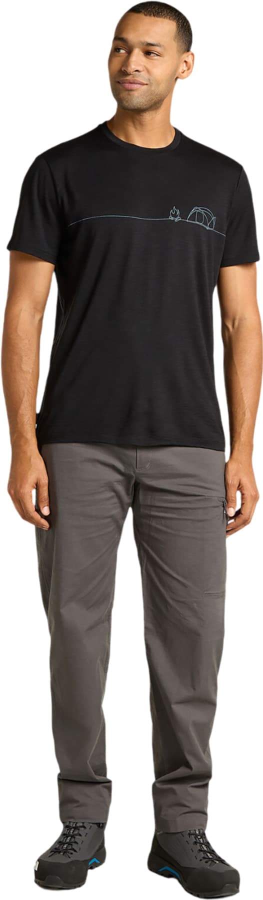 Product gallery image number 2 for product Merino 150 Tech Lite Single Line Camp Short Sleeve T-Shirt - Men's