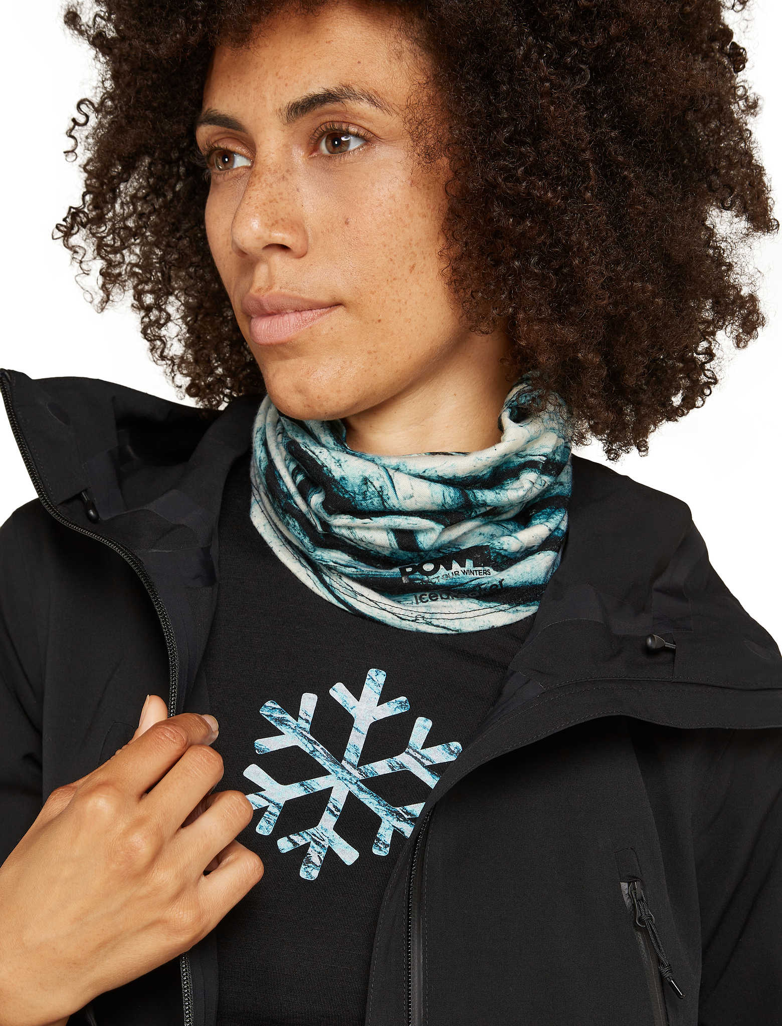 Product gallery image number 2 for product Merino 200 Flexi Chute Protect Our Winters AOP Neck Gaiter - Unisex