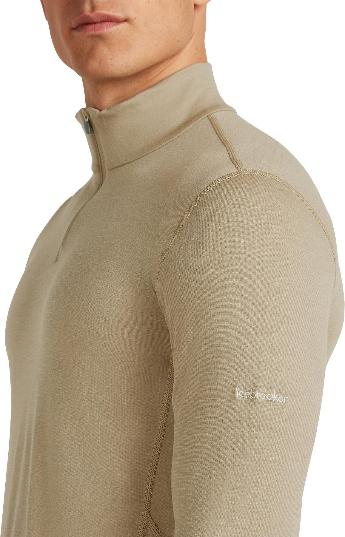 Product gallery image number 4 for product 200 MerinoFine Ace Long Sleeve Half Zip Thermal Top - Men's