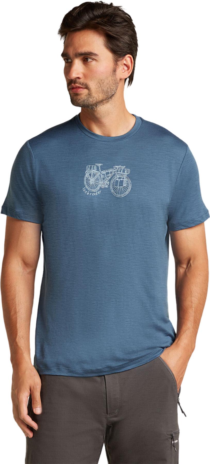 Image de produit pour T-shirt à manches courtes en mérinos 150 Tech Lite Adventure Ride - Homme 