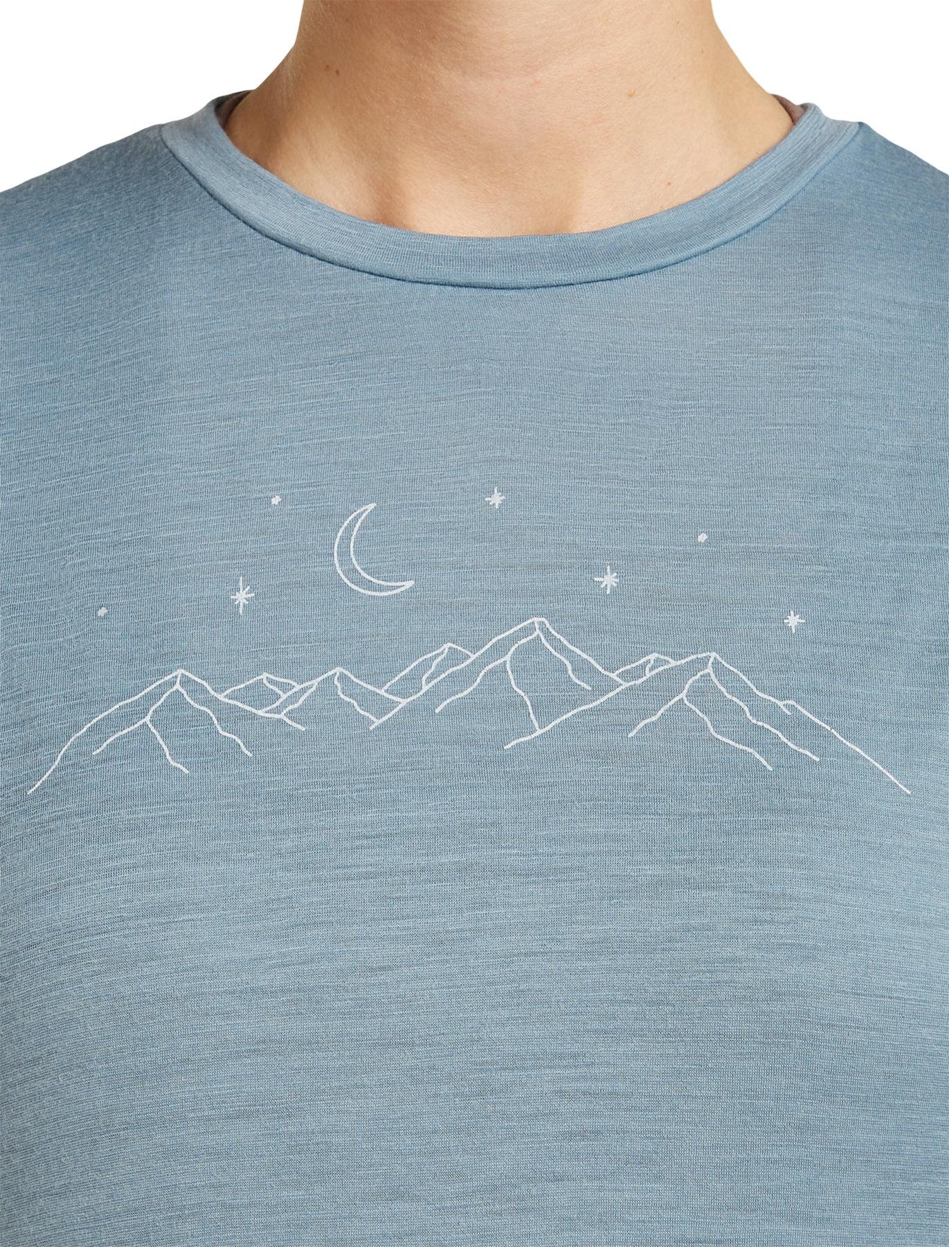Product gallery image number 5 for product Merino 150 Tech Lite Sparkling Stars Short Sleeve T-Shirt - Women's