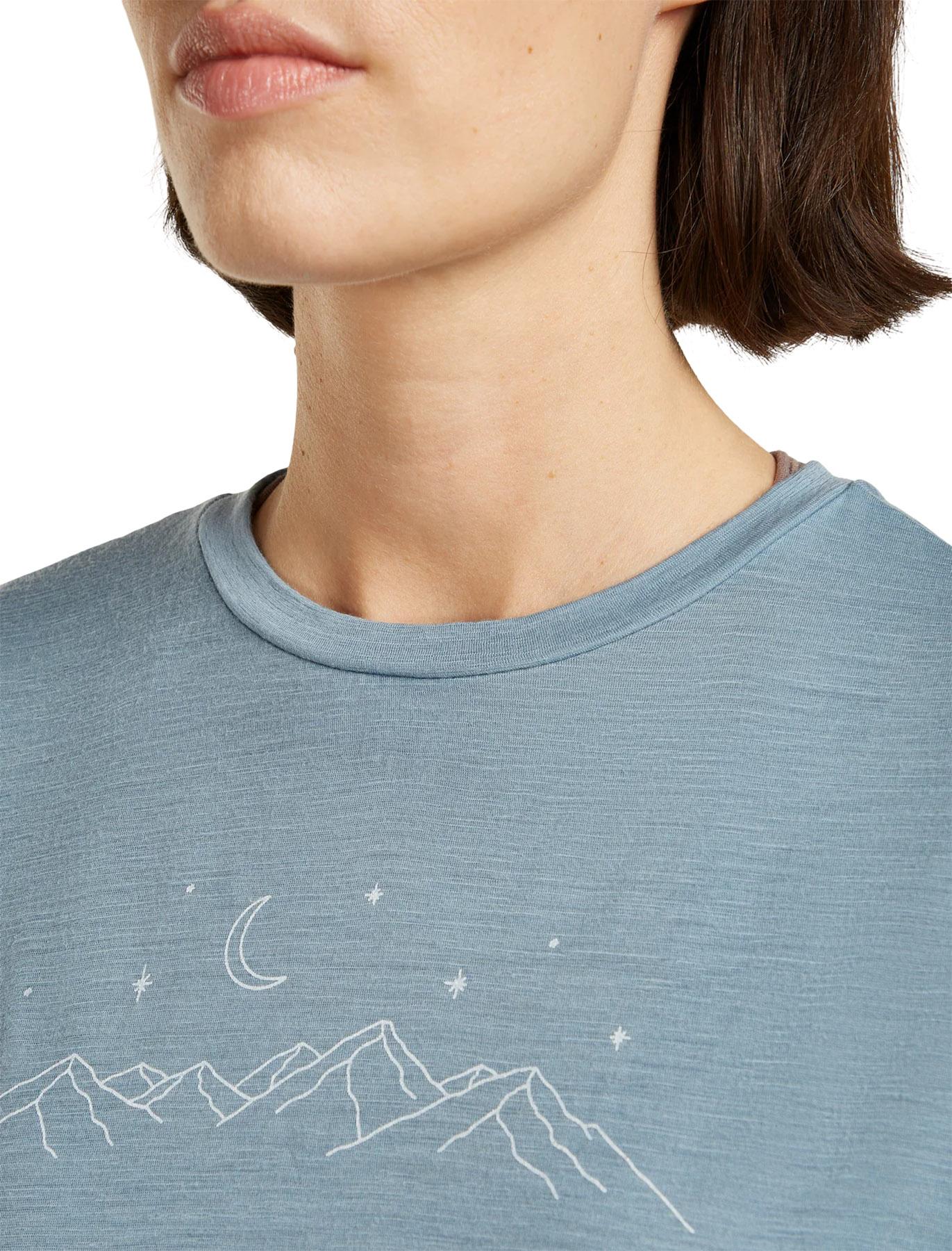 Product gallery image number 4 for product Merino 150 Tech Lite Sparkling Stars Short Sleeve T-Shirt - Women's