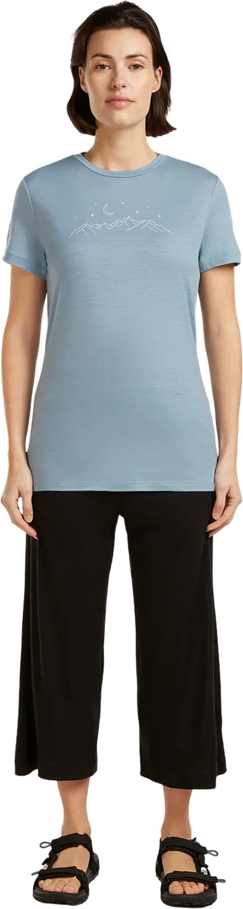 Product gallery image number 3 for product Merino 150 Tech Lite Sparkling Stars Short Sleeve T-Shirt - Women's