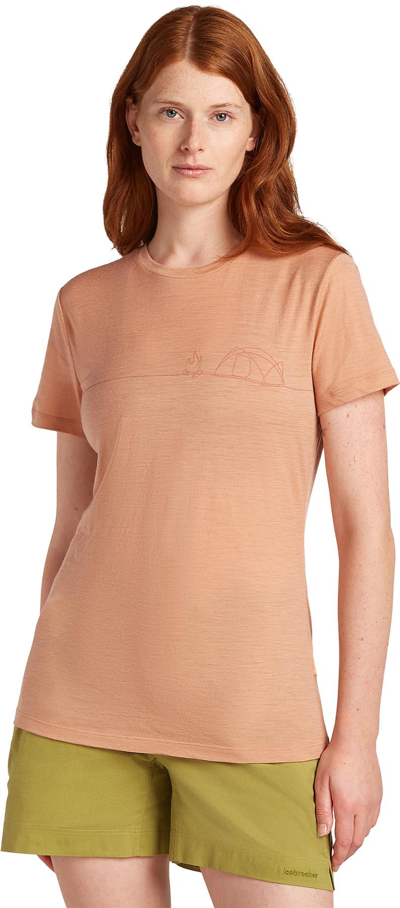 Product gallery image number 3 for product Merino 150 Tech Lite Single Line Camp Short Sleeve T-Shirt - Women's