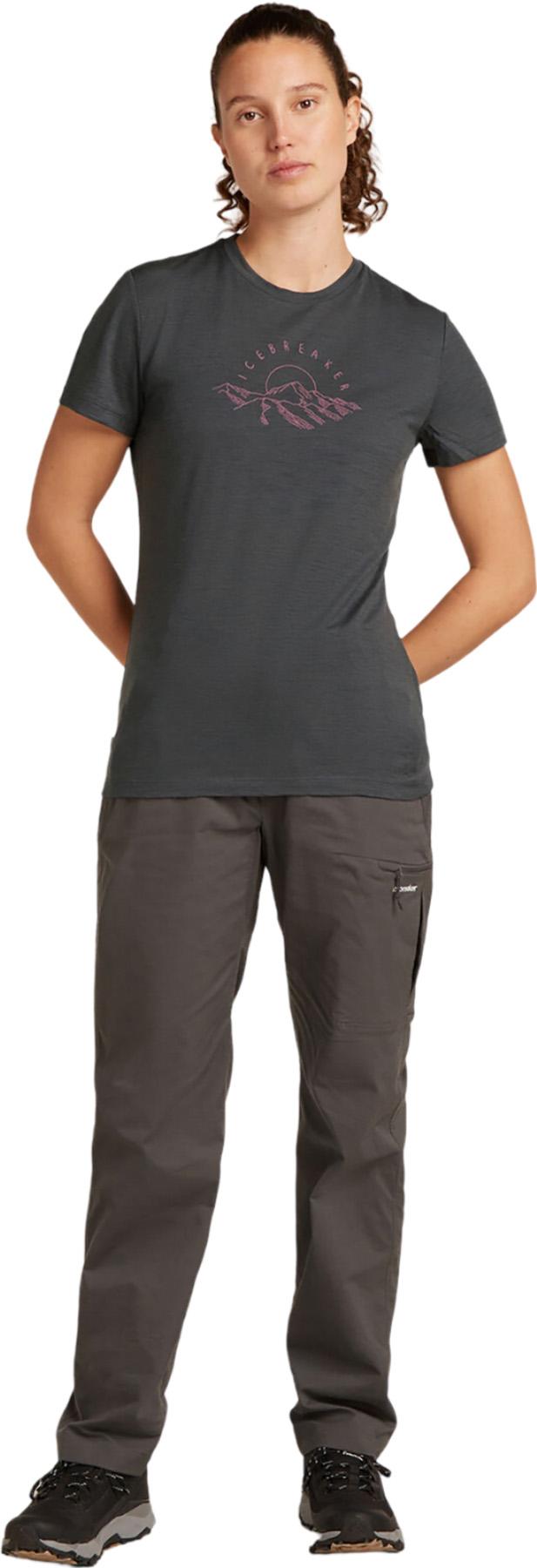 Product gallery image number 2 for product Merino 150 Tech Lite Sunrise Summit Short Sleeve T-Shirt - Women's