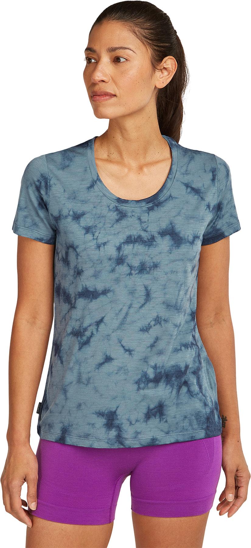 Product gallery image number 6 for product Merino 150 Tech Lite Cloud Dye Scoop Neck Short Sleeve T-Shirt - Women's
