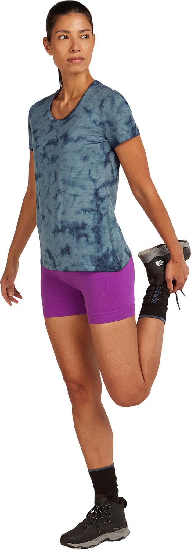 Product gallery image number 2 for product Merino 150 Tech Lite Cloud Dye Scoop Neck Short Sleeve T-Shirt - Women's