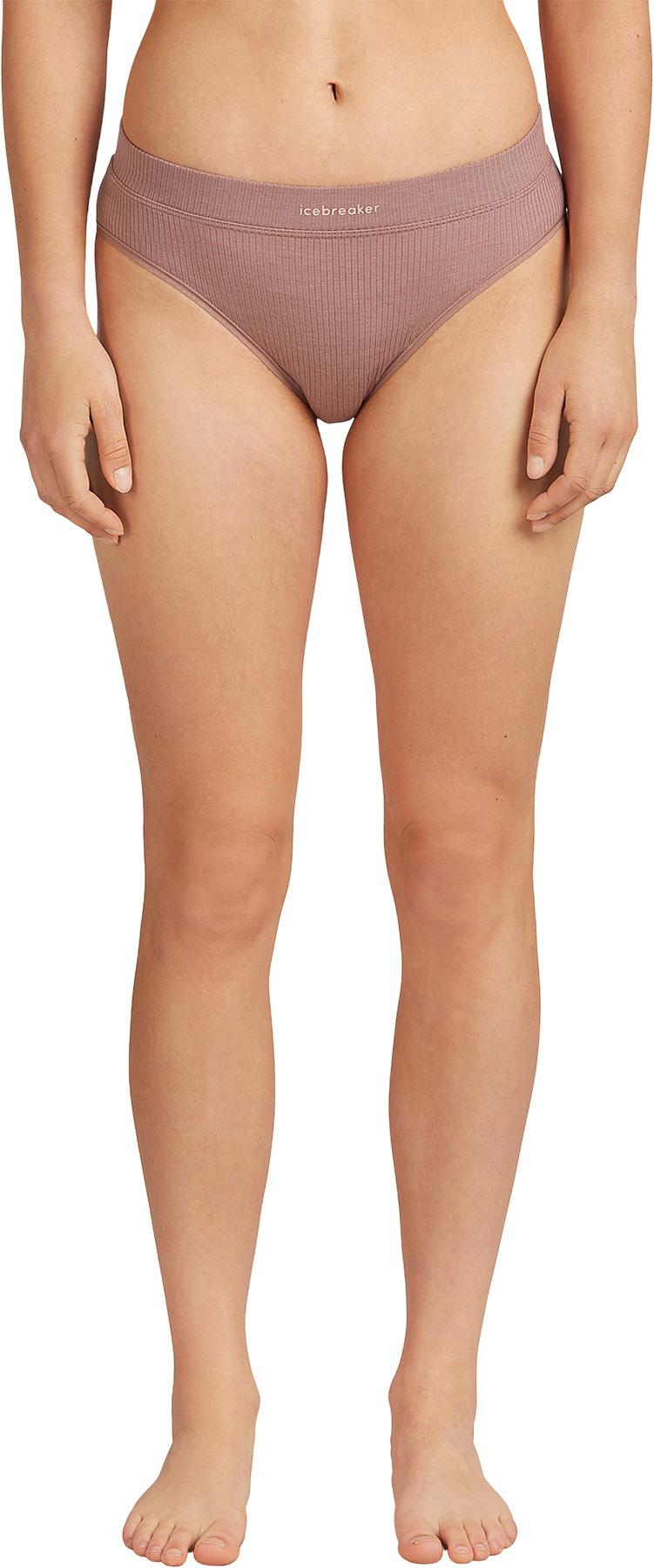Product gallery image number 6 for product Merino Blend Rib Lotus Hipster Briefs - Women's
