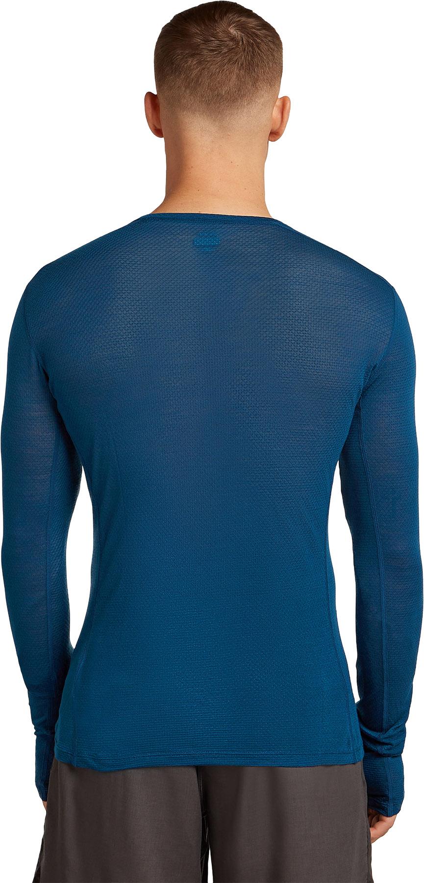 Product gallery image number 3 for product Merino Blend 75 Cool-Lite™ Featherlight™ Long Sleeve Crew Thermal Top - Men's