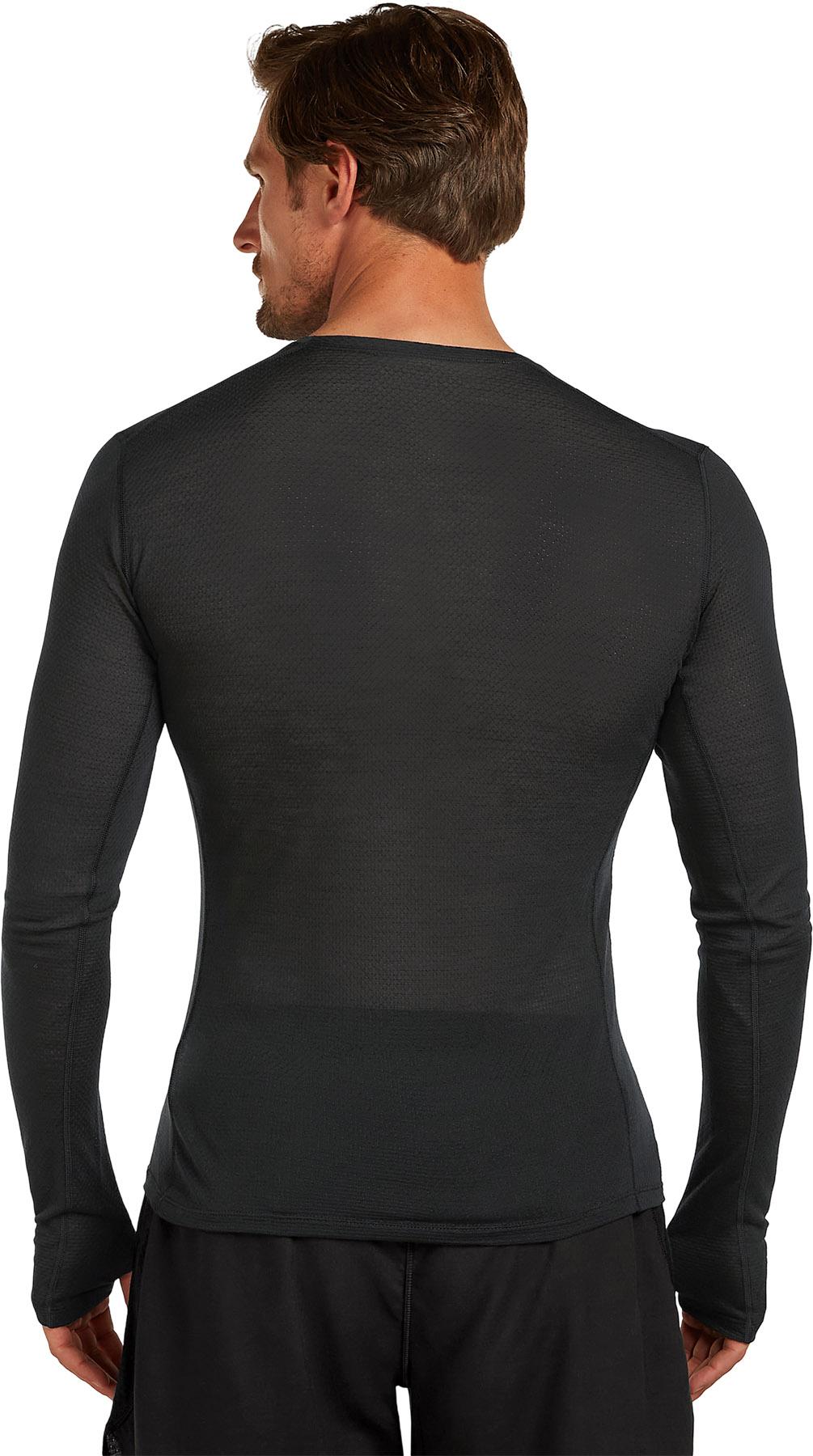 Product gallery image number 2 for product Merino Blend 75 Cool-Lite™ Featherlight™ Long Sleeve Crew Thermal Top - Men's
