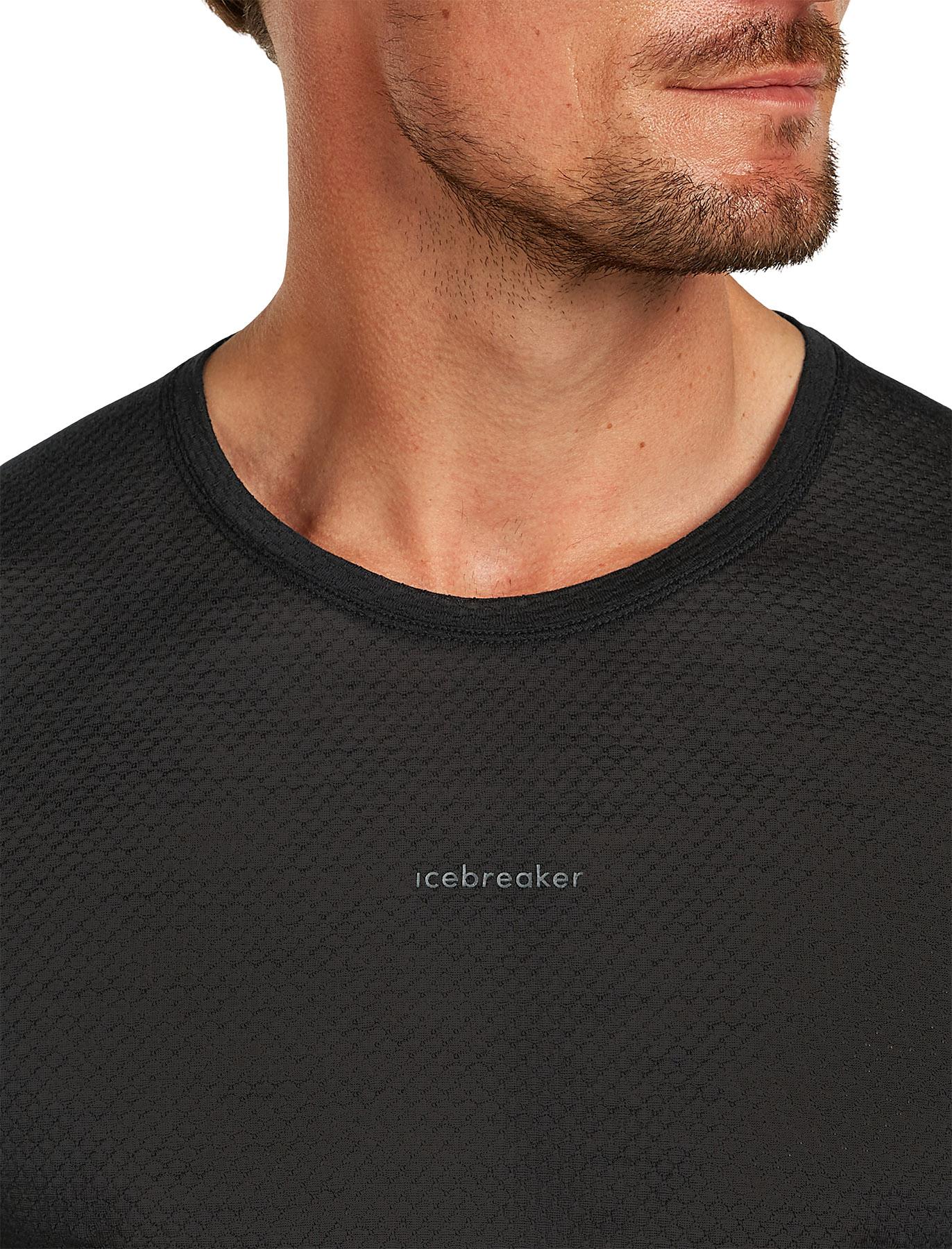 Product gallery image number 3 for product Merino Blend 75 Cool-Lite™ Featherlight™ Long Sleeve Crew Thermal Top - Men's