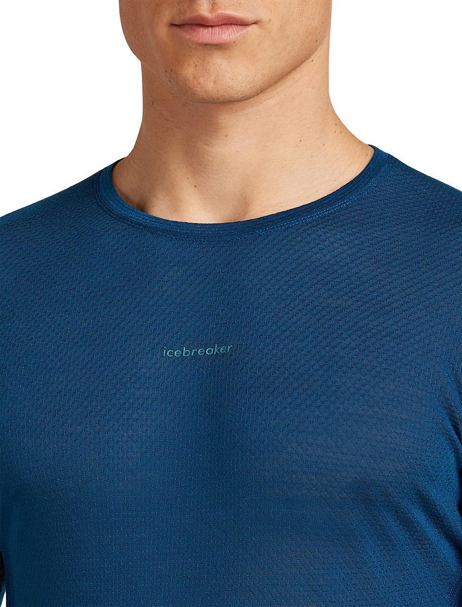 Product gallery image number 2 for product Merino Blend 75 Cool-Lite™ Featherlight™ Long Sleeve Crew Thermal Top - Men's